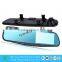 Top 4.3 inch H.264 car dvr, mirror dvr dual camera (XY-9064)