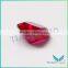 Gemstones wholesale china 10x10mm 5# square cushion shape synthetic ruby gemstone