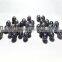 seasame pattern black colour glass marbles