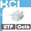 Network Solution Category 6 UL 90Degree RJ45 UTP Modular Keystone Jack With Dust Door