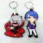 New Soft pvc keychain/3d pvc keychain/rubber keychain