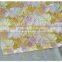 Newest design muti-colors water soluble nylon lace fabric emberoidery