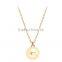 High quality 925 Sterling silver necklace gold plated jewelry korean Park Shin Hye doctors pendant necklace