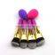 Private label 9pcs synthetic kabuki makeup brush set cosmetic brush