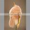 High quality fashion top grade pink turkey fur vest