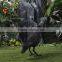 Artificial Feathered Black Raven Crow Bird Halloween Fancy Dress Decoration