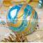 6cm Gold Blue Christmas tree ornaments holiday activities space decoration ornaments