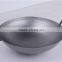 Single Handles Flat Bottom Coating Carbon Steel Chinese Wok