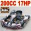 17HP 200cc Racing Go Kart