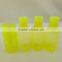 7pcs cheap color plastic travel bottle set travel bottle kit bottle container