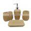 Modern design superior quality sandstone bathroom accessory sets