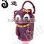 Non chemical fruit hand sanitizer gel with silicone holders