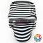 Black white stripes baby mum breastfeeding nursing poncho covers /stretchy carseat covers