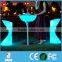 China Shenzhen supply Led Cocktail Table with Stainless Steel