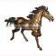 Garden Sculpture Metal Crafts Life Size Horse Statues Bronze Sculpture for Sale