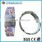 Factory price sample in stock ID code bracelet, silicone ajustable bangle, silicone wristband