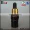 7ml Floral Black Euro Dropper Bottles for Essential Oil