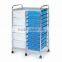 Newest easy to removable plastic storage drawer kitchen cart