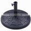 10 ft Outdoor Patio Half Round Umbrella Base Stand Resin Stand Umbrella Base Parts Outdoor