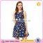 New Fashion Sleeveless Ladies Cotton Print Dresses