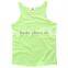 Plain Blue Green Custom Kids Wrestling Singlet