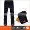Hight quality polar fleece men jeans