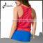 Women casual no sleeve knitted pullover boxy crop racer tank