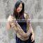 CX-S-32B Ladies Fashion Wholesale Snood Rex Rabbit Fur Scarf