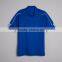 3 Strip Sleeve Moisture Polo Company Workers Uniform Custom Logo Heat Sealed on Back of Neck 100% Polyester Pique Mens Polo Whol