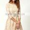 latest wholesale red blue offwhite fat large size lace evening dress