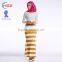Zakiyyah 2772 Kaftan Long Chiffon Maxi Dresses Elegant Dress With Vintage Striped Package Buttocks Skirt for Muslim Women