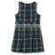 Elegant Girl School Uniform Pinafore Uniform Box Pleated Dress With Polo Short Sleeve Shirt
