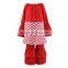 2017 Christmas Toddler Boutique Baby Clothes Childrens Boutique Clothing Long Sleeve Dress With Leggings Sets