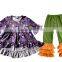 Baby Fall Ruffle Clothes for Halloween Pumpkin Lovely Style Clothing