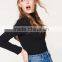 solid color all-match women lace tight wool sweater design for girl with high quality