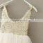 In stock top quality golden straps baby dress cutting M5070453