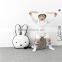 B22237A Infant cute Little rabbit ear Baby Hooded knit clothes set