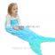 Wholesale children mermaid blankets kids sleeping bag