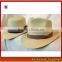 TAM16/Cheap custom panama hat for women man black band decor panama hat fedora hat wholesale