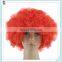 Fan Crazy Party Cheap Red Short Curly Synthetic Afro Wigs HPC-0029