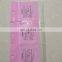 customized printing opp cosmetic self adhesive bag with hanging hole
