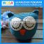 Lovely Crochet Baby OWL Animal Doll,Baby Stuffed Knitted Blue/Green Sleeping Eye Owl Toy