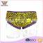 Colorful design leopard printed sexy hot sale seamless panty with lace