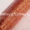 New Products 2015 Innovative Product Gold Spraying Hexagonal Flexible Metal Mesh Fabric