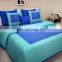 Blue Cotton Bed Sheet Set