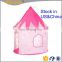 Kids Foldable Pop Up Play Tent Indoor Pink Dark Bule Play House Baby Outdoor Princess Castle Kid Play Tent