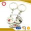 2pcs Couples Lovers Metal Key Chain Ring