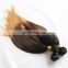 three tone ombre hair extensions virgin Peruvian hair weave bundles silky straight 1b/4/27 hot sale