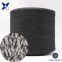 Carbon Conductive fiber 20D wrap Ne16/1 polyester fiber spun yarn by S+Z directly by 2 plies for touchscreen gloves-XTAA196