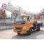 4wd 8t small China fuel consumption of hydraulic cranes